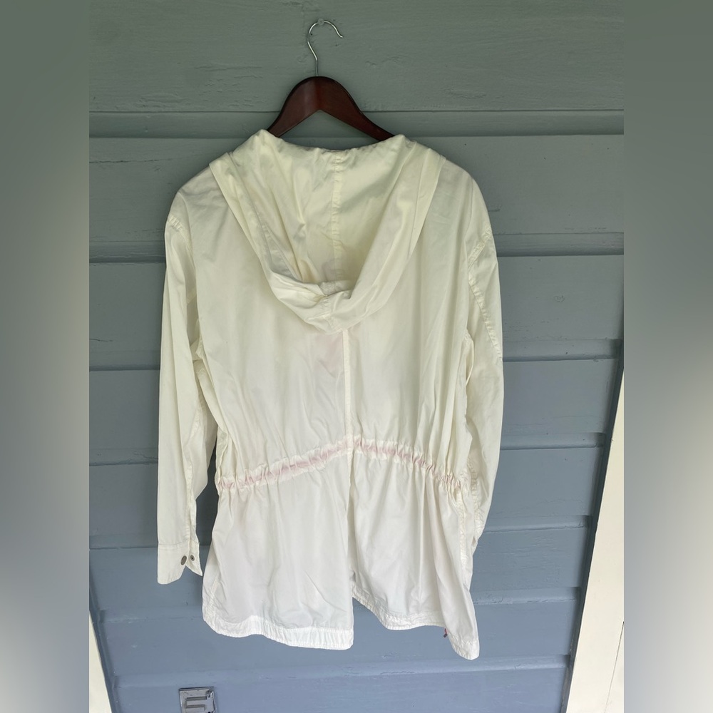 Free People Lace Up Poplin Hooded Pullover Jacket XS/S - Picture 5 of 6